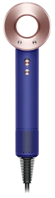 Фен Dyson Supersonic HD07 5 насадок, в боксе, синий/розовое золото